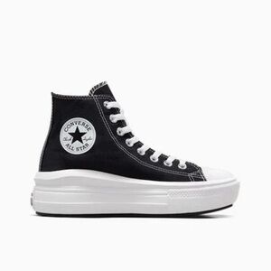 Classic Platform Black Canvas High-Top converse sneakers NEW CONDITION